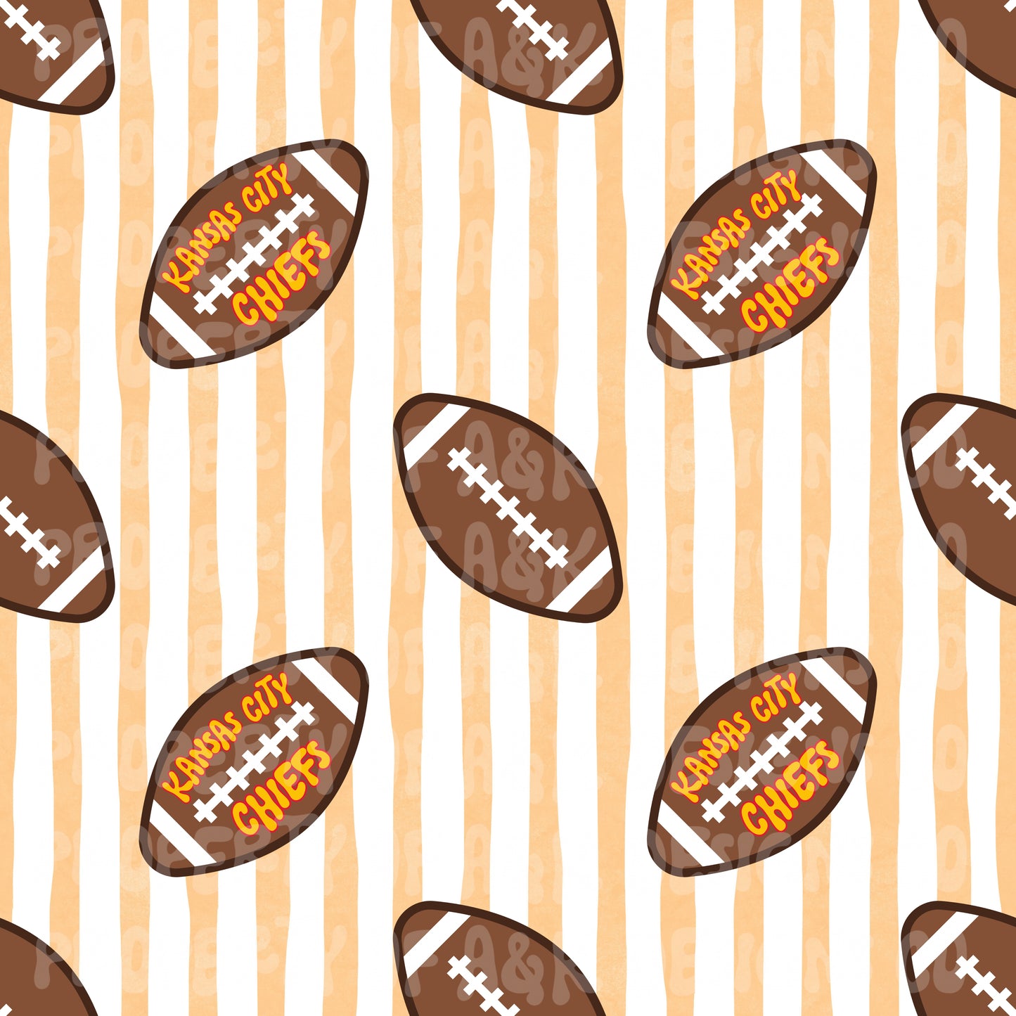Exclusive Yellow Football Stripes