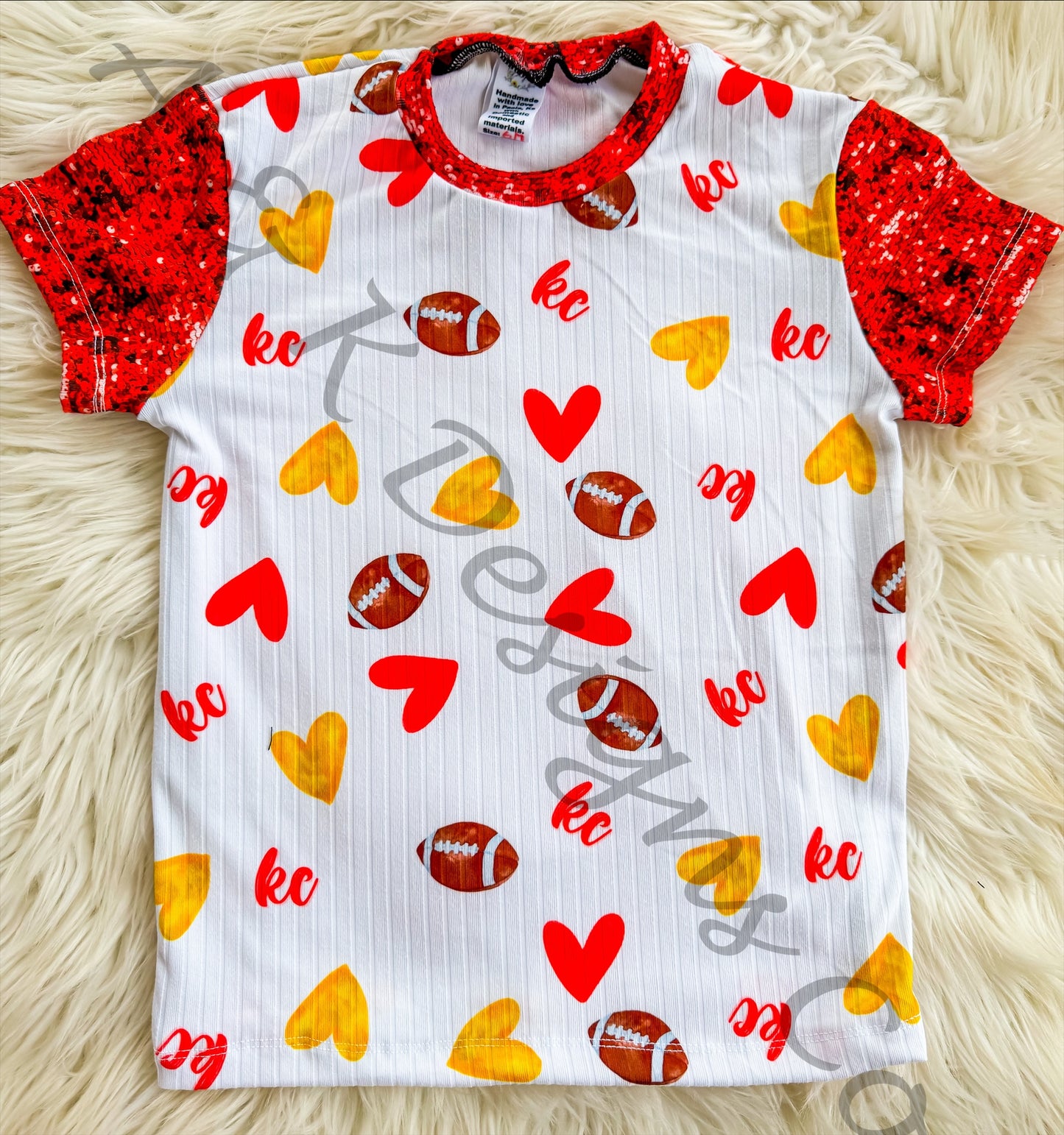 Watercolor KC Hearts