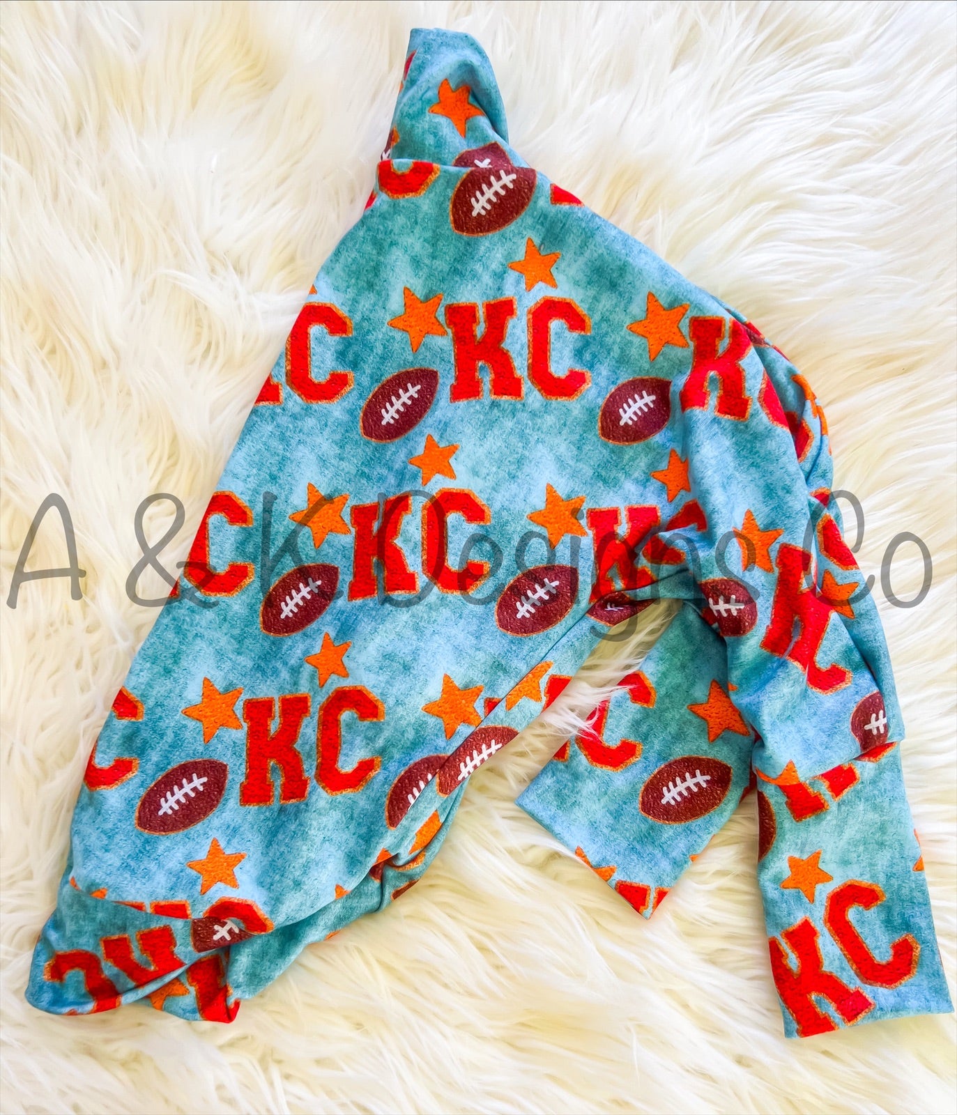 A & K Exclusive Denim Patch Lightwash