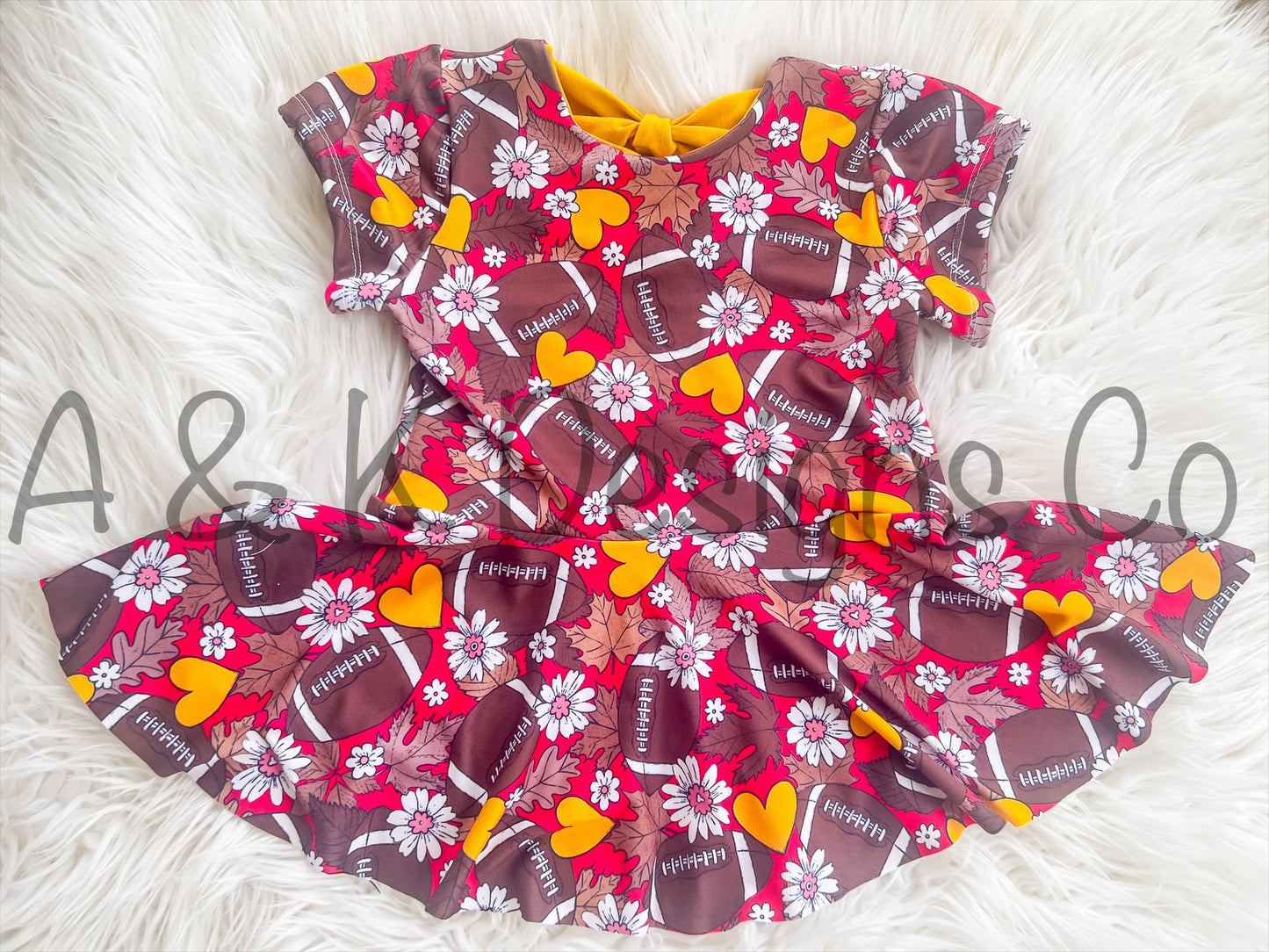 Groovy Red Footballs