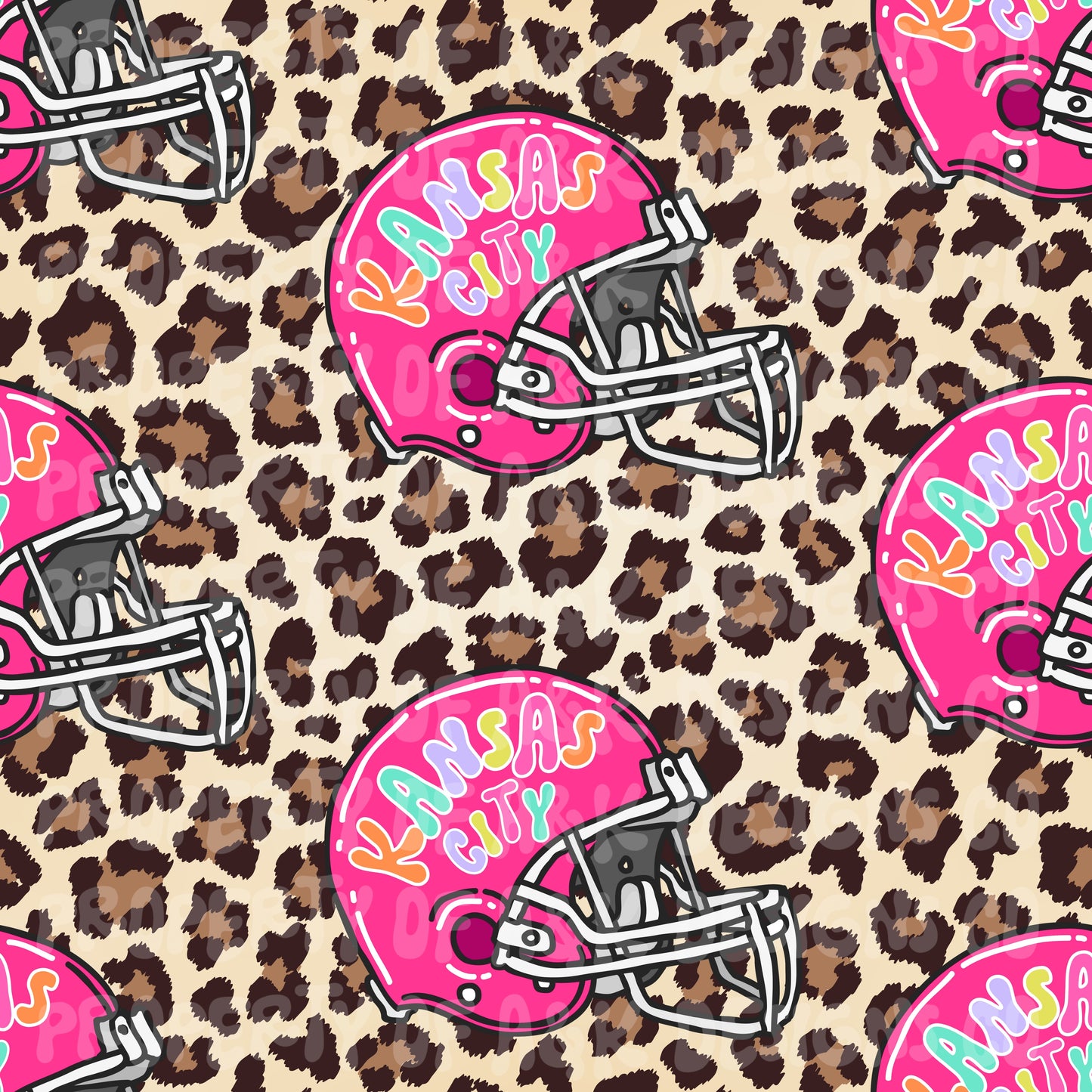 Exclusive Pink Cheetah Helmets KC