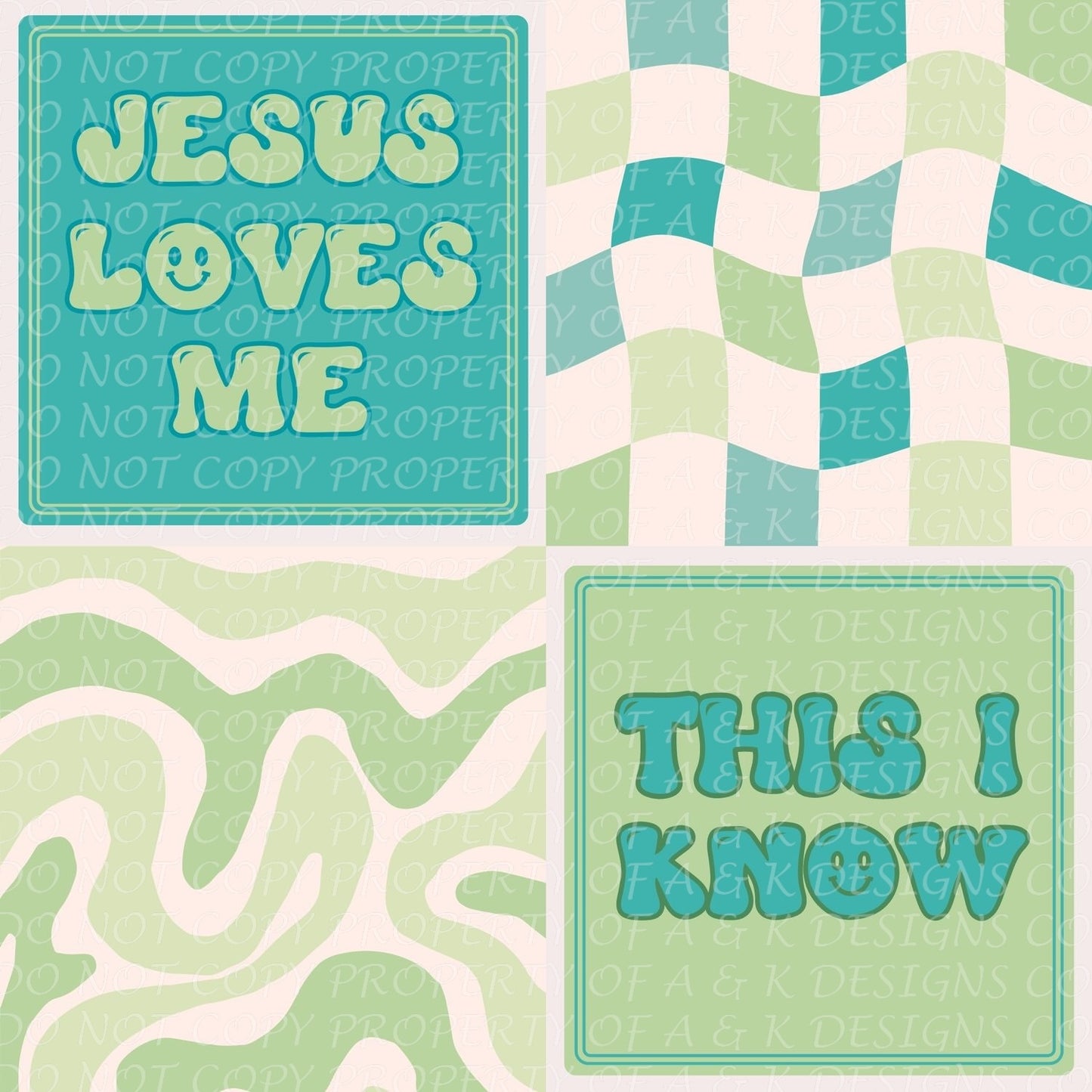 Green Jesus Loves Me