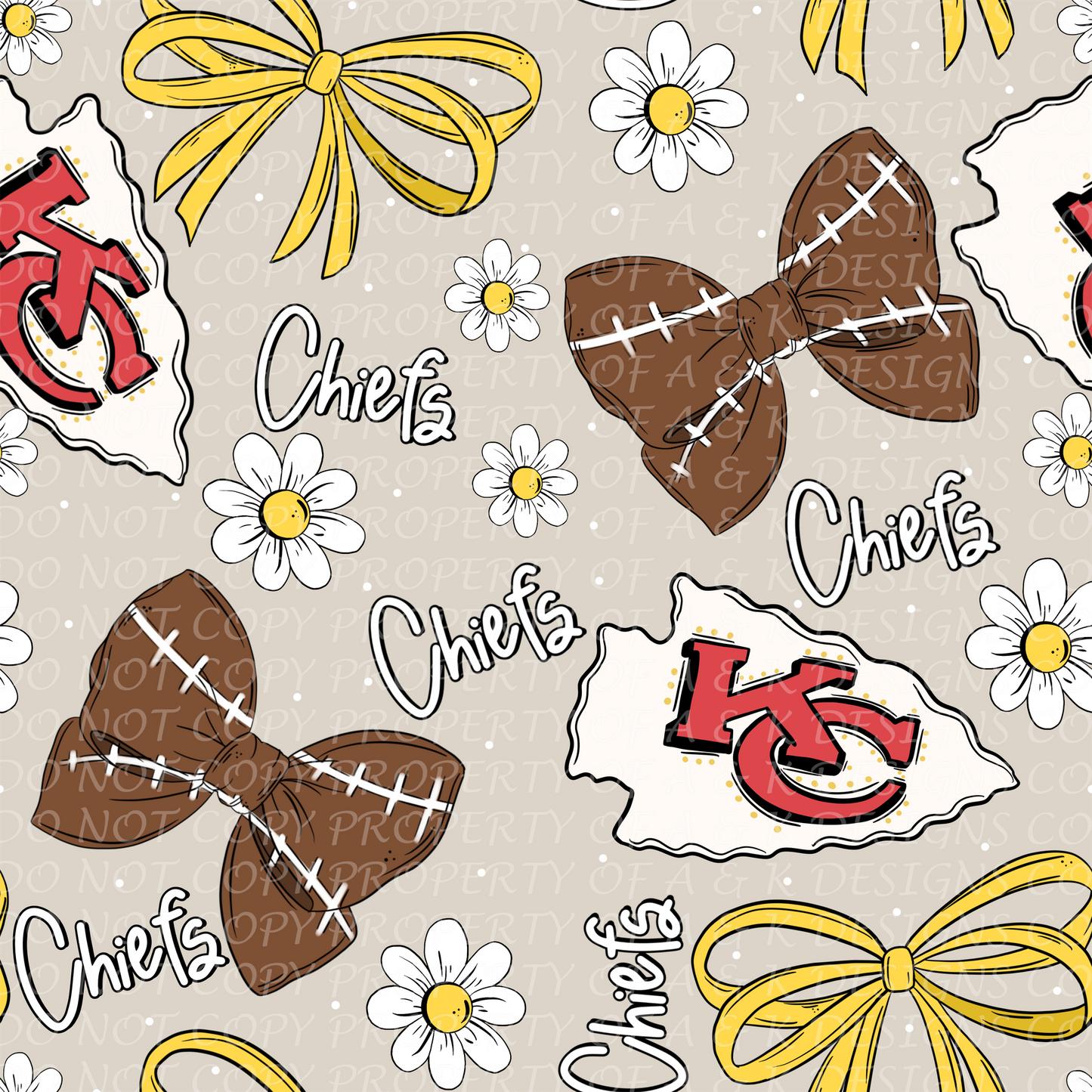 Beige Bows