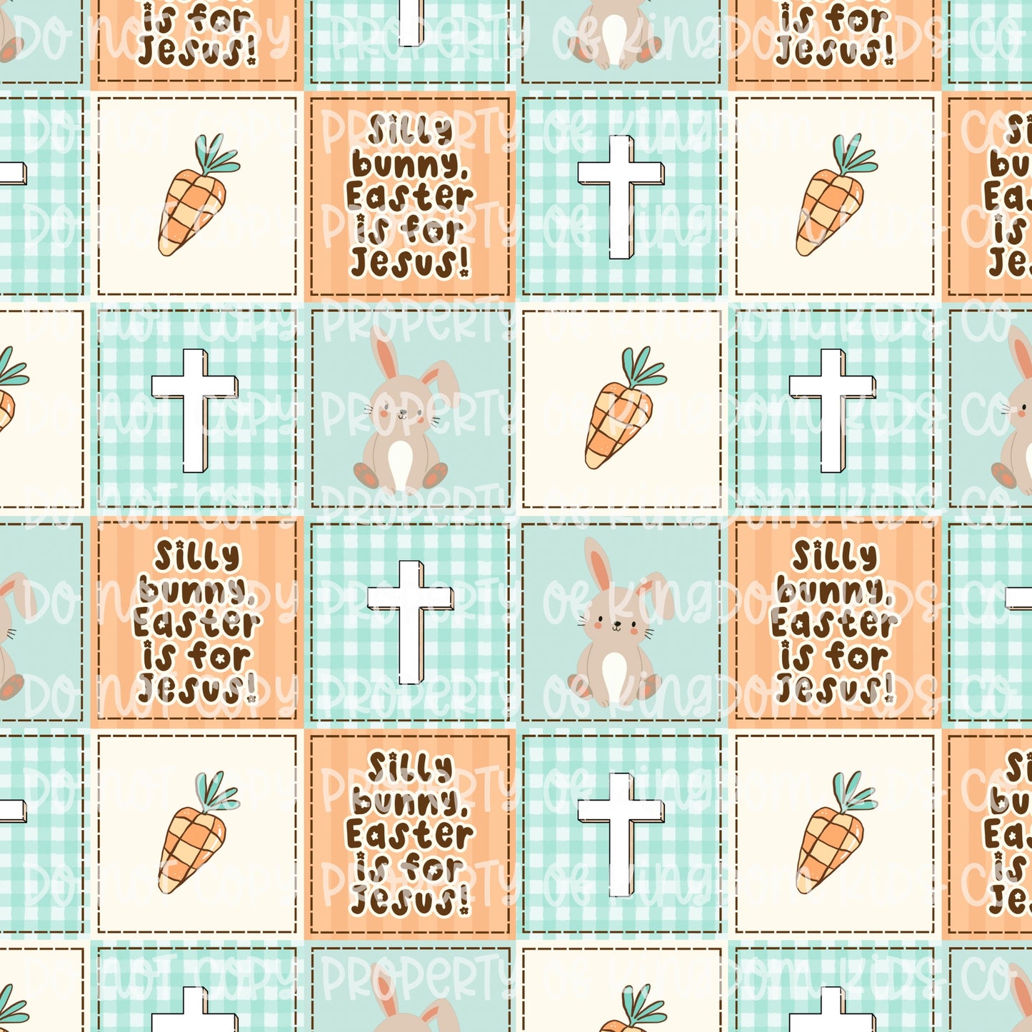 Blue Silly Bunny