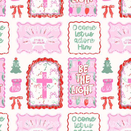 Pink CHRISTmas Frames