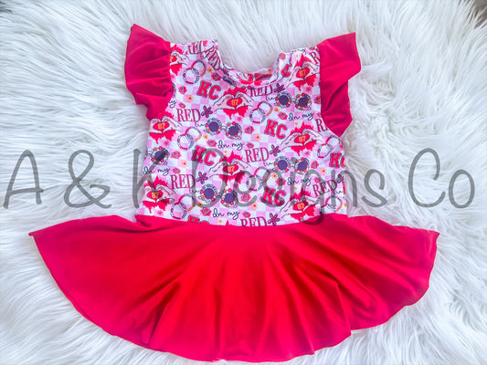 A & K EXCLUSIVE Red Era Pink Checks