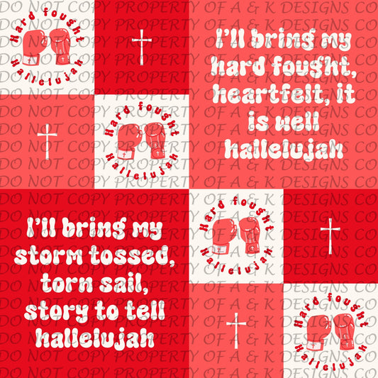 Hard Fought Hallelujah Collage