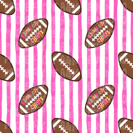 Exclusive Pink Football Stripes