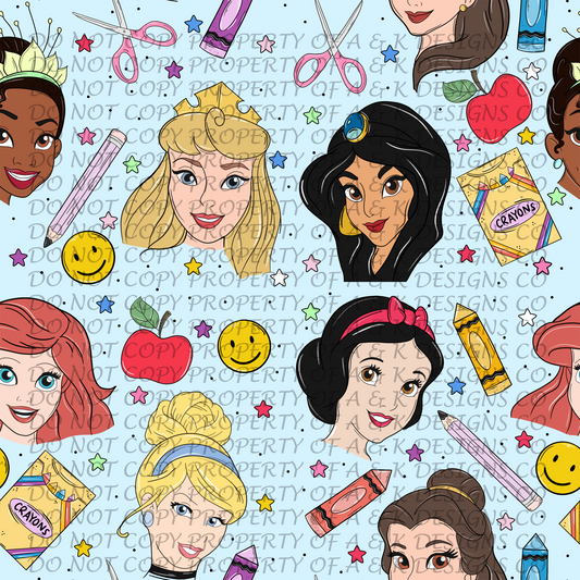 Back to School Princesses
