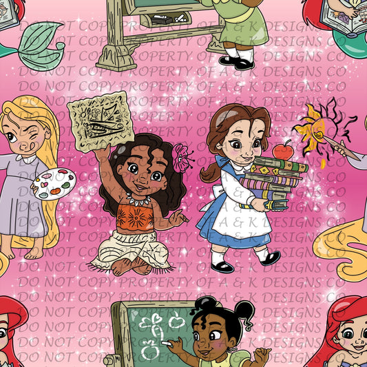 Back to School Baby Princesses