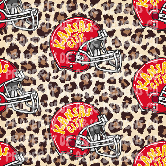 Exclusive Red Cheetah Helmets KC