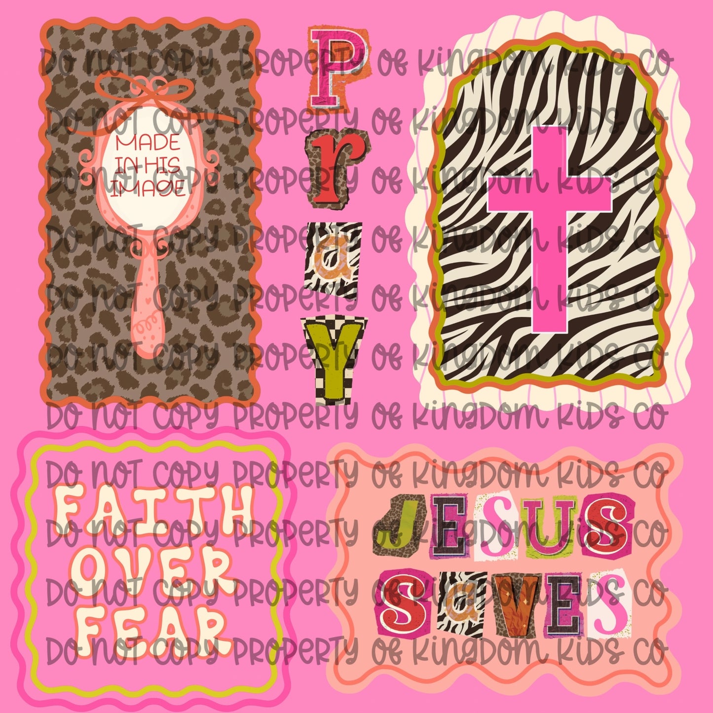 Wild For Jesus Pink Frames