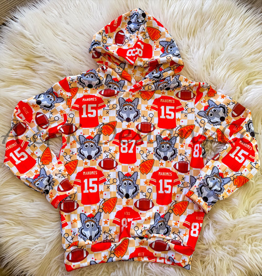 Wolfie Yellow Checkers