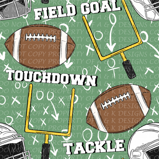 Basic Football Game Green