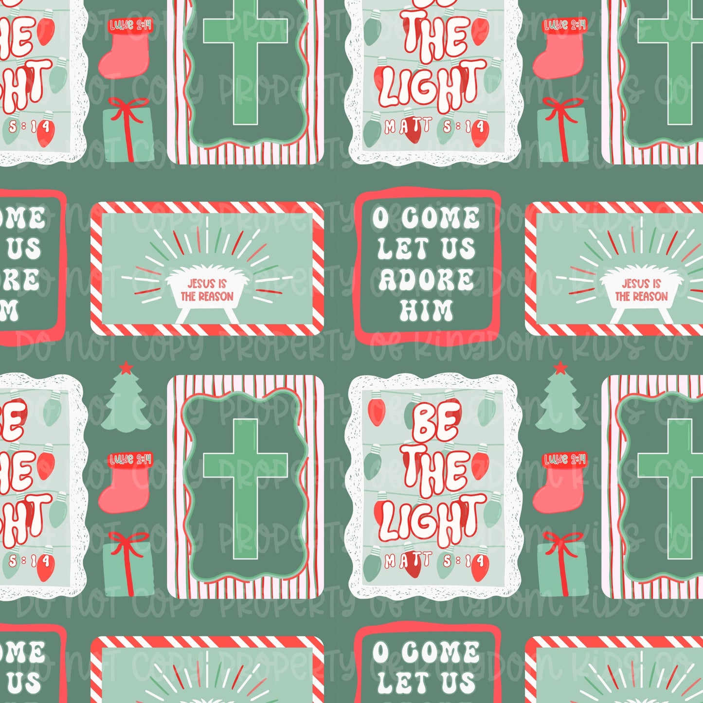 Green & Red CHRISTmas Frames