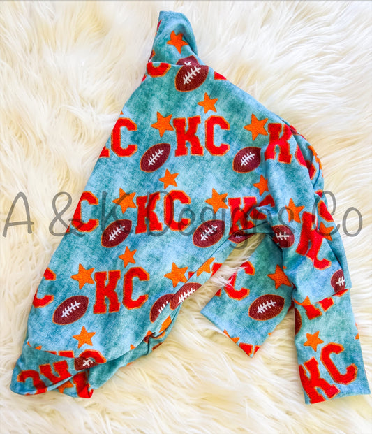A & K Exclusive Denim Patch Lightwash