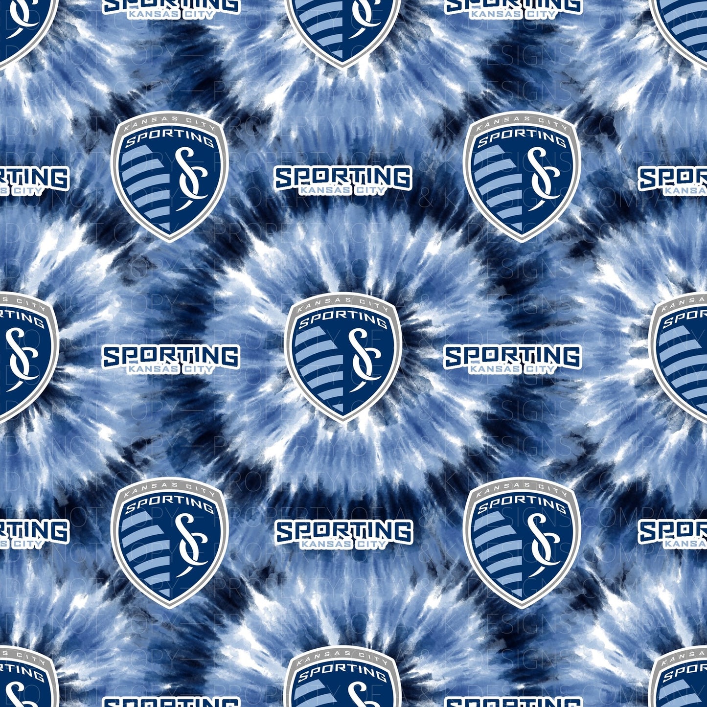 Blue Tie Dye S K C
