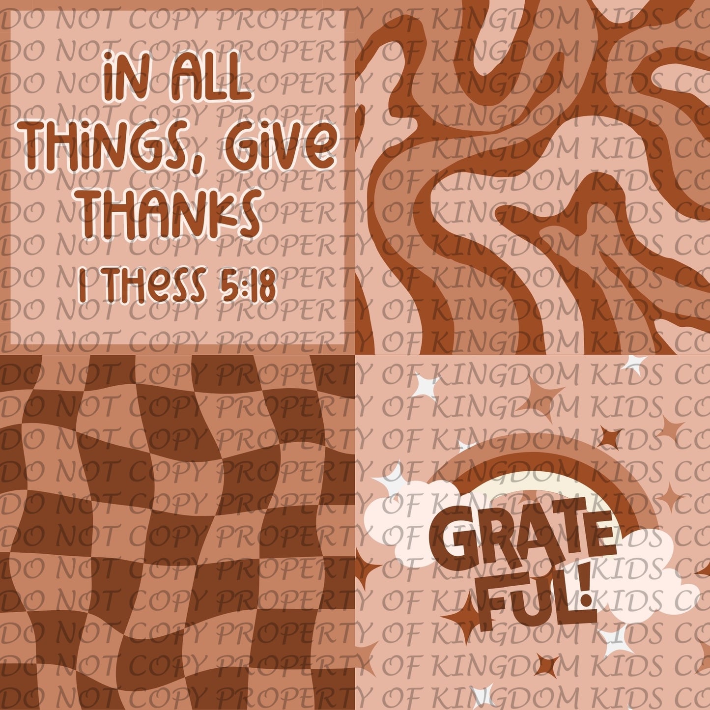 In All Things Give Thanks — 1 Thes 5:18