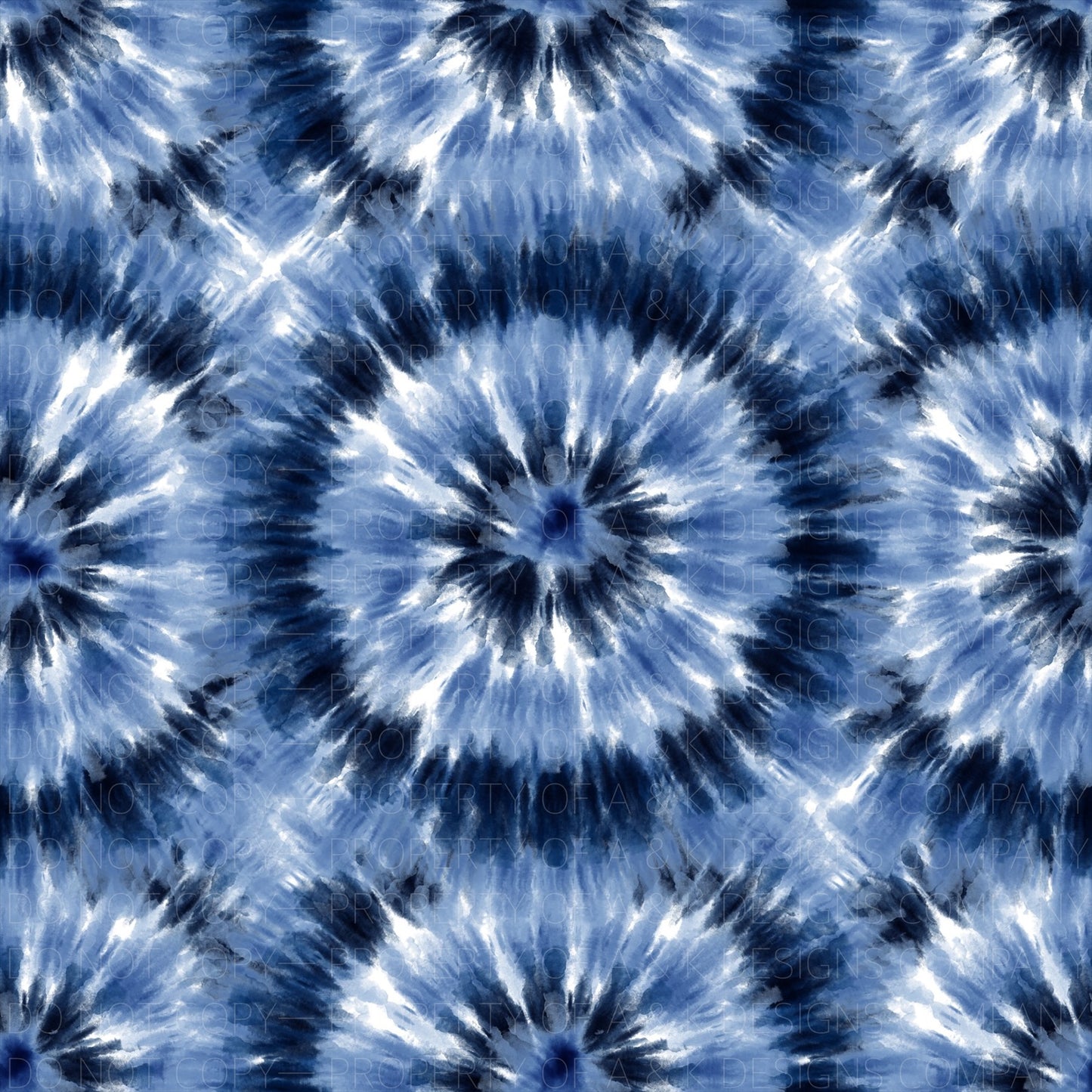 Blue Tie Dye S K C