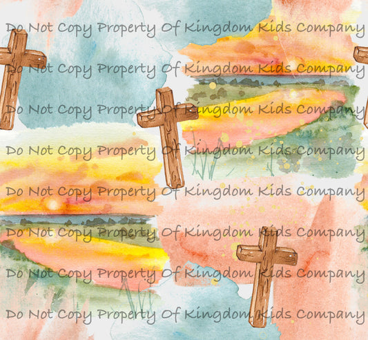 Watercolor Cross