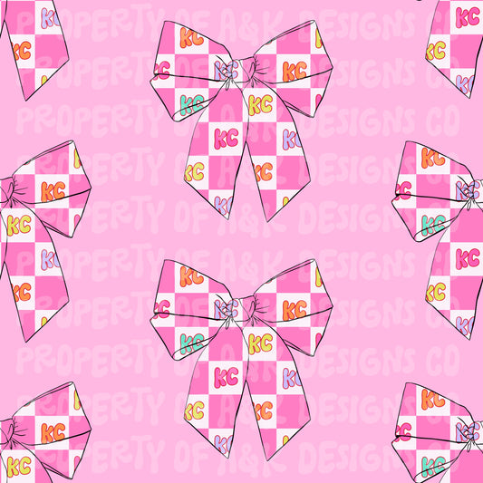 Exclusive Pink Bubble KC Bows