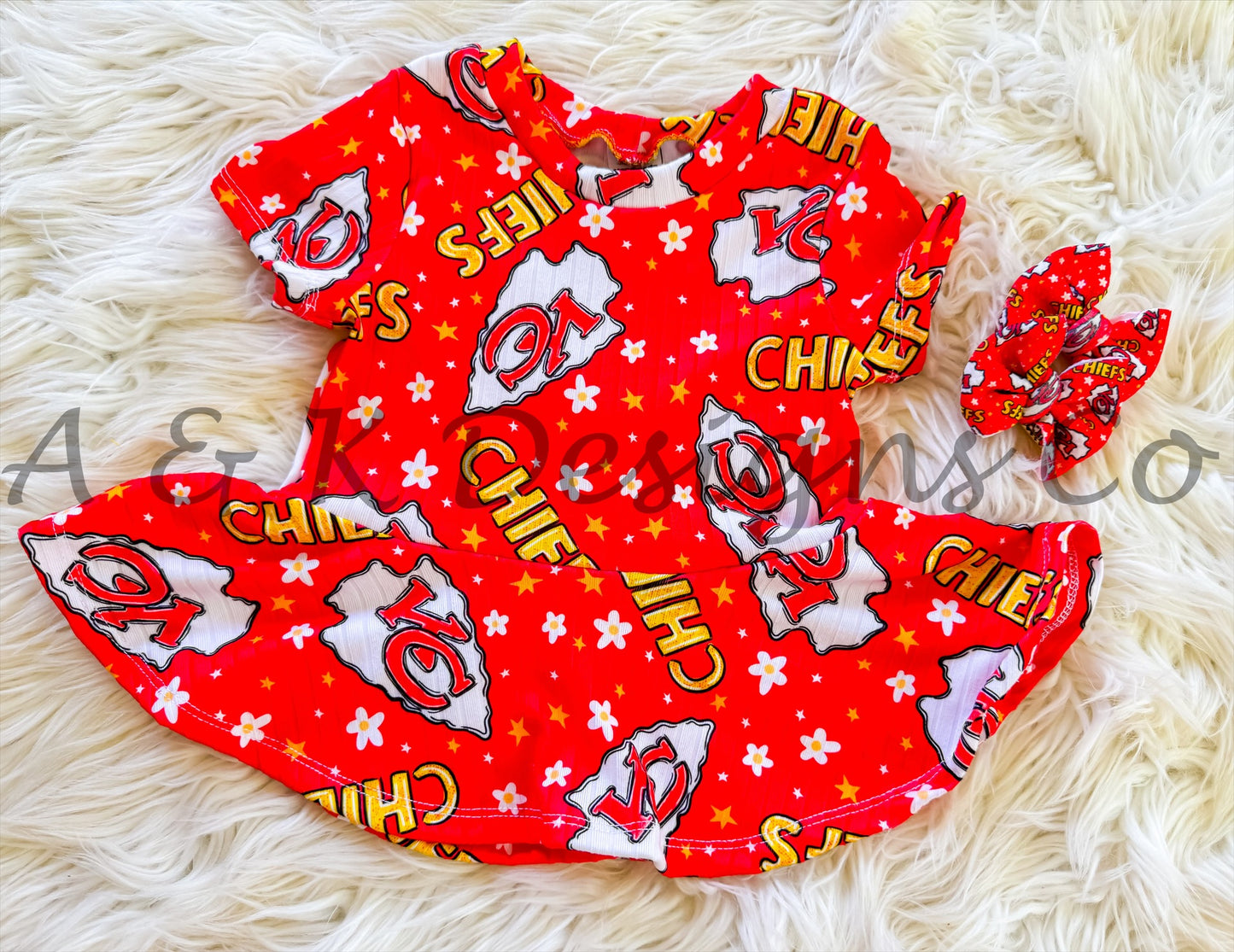 Red Floral Arrow Heads