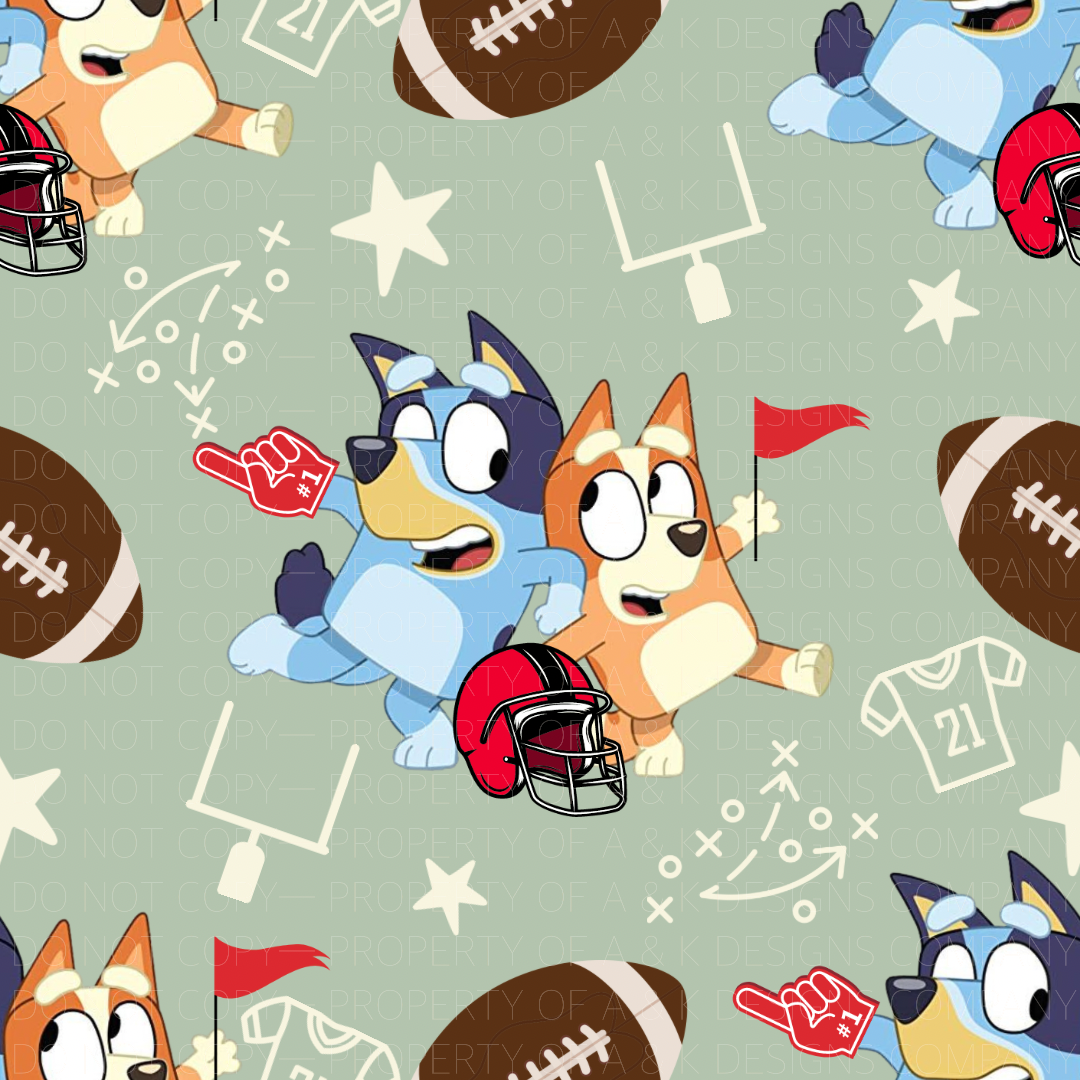 Blue Dog Neutral Football