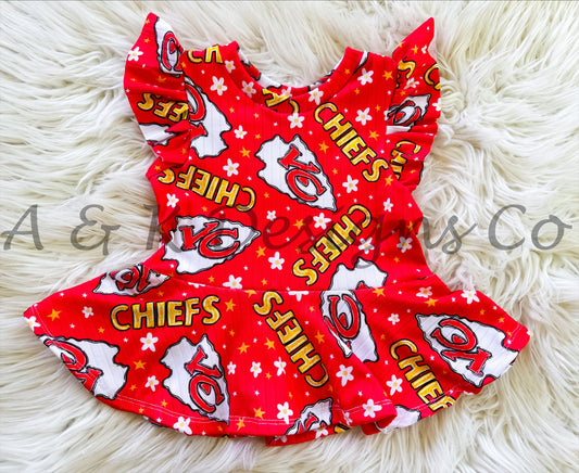 Red Floral Arrow Heads