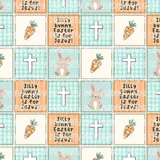 Blue Silly Bunny