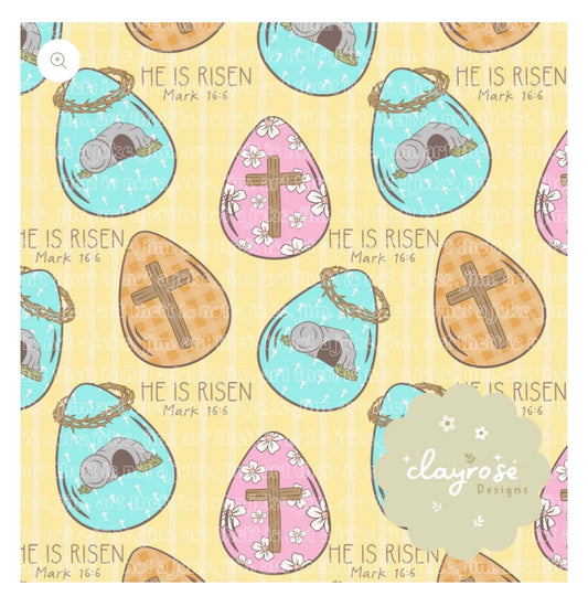 He is Risen Pink Eggs