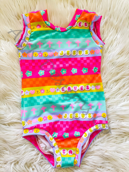 Neon Pink Jesus Stripes