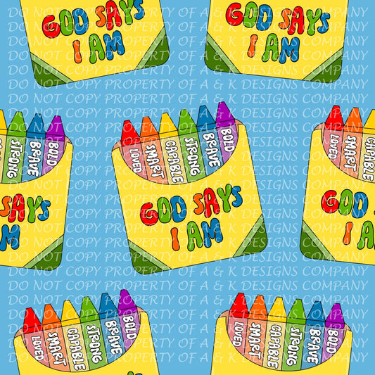 EXCLUSIVE Back To School Bible Crayons