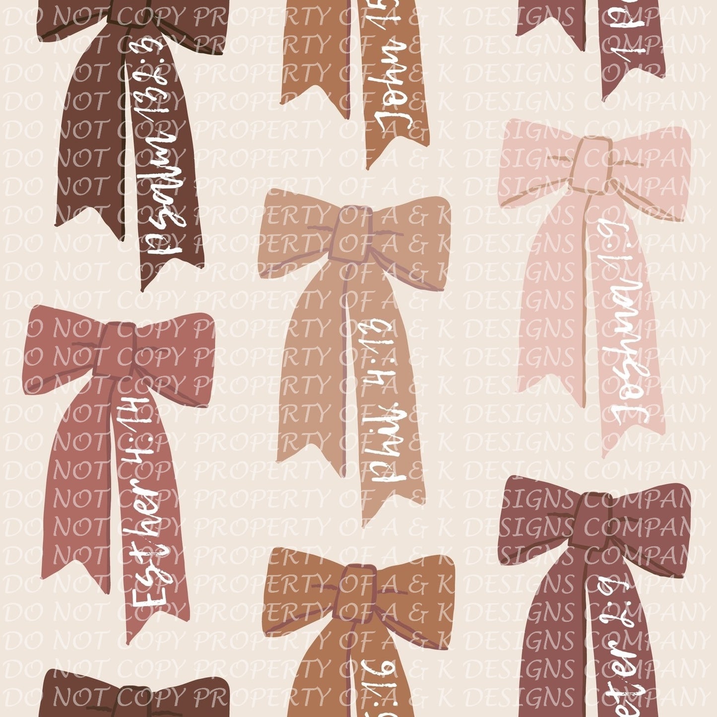Beige Bows