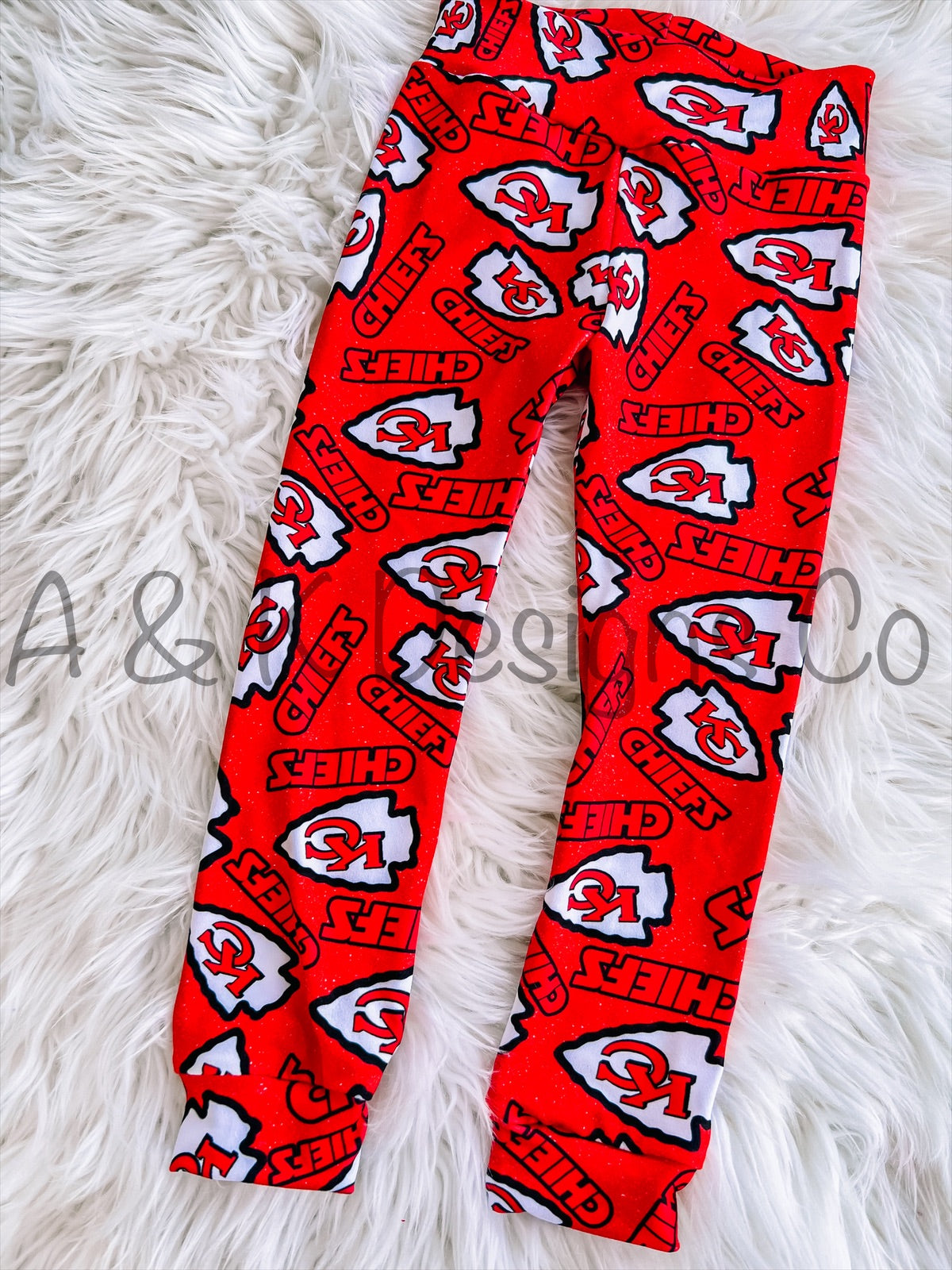 Red Glitter Arrowheads