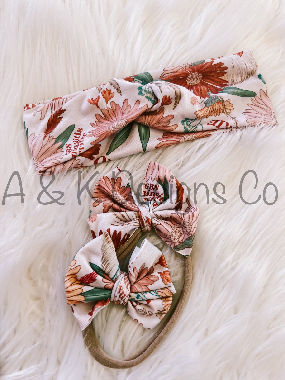 Matching Bows, Wraps, Scrunchies