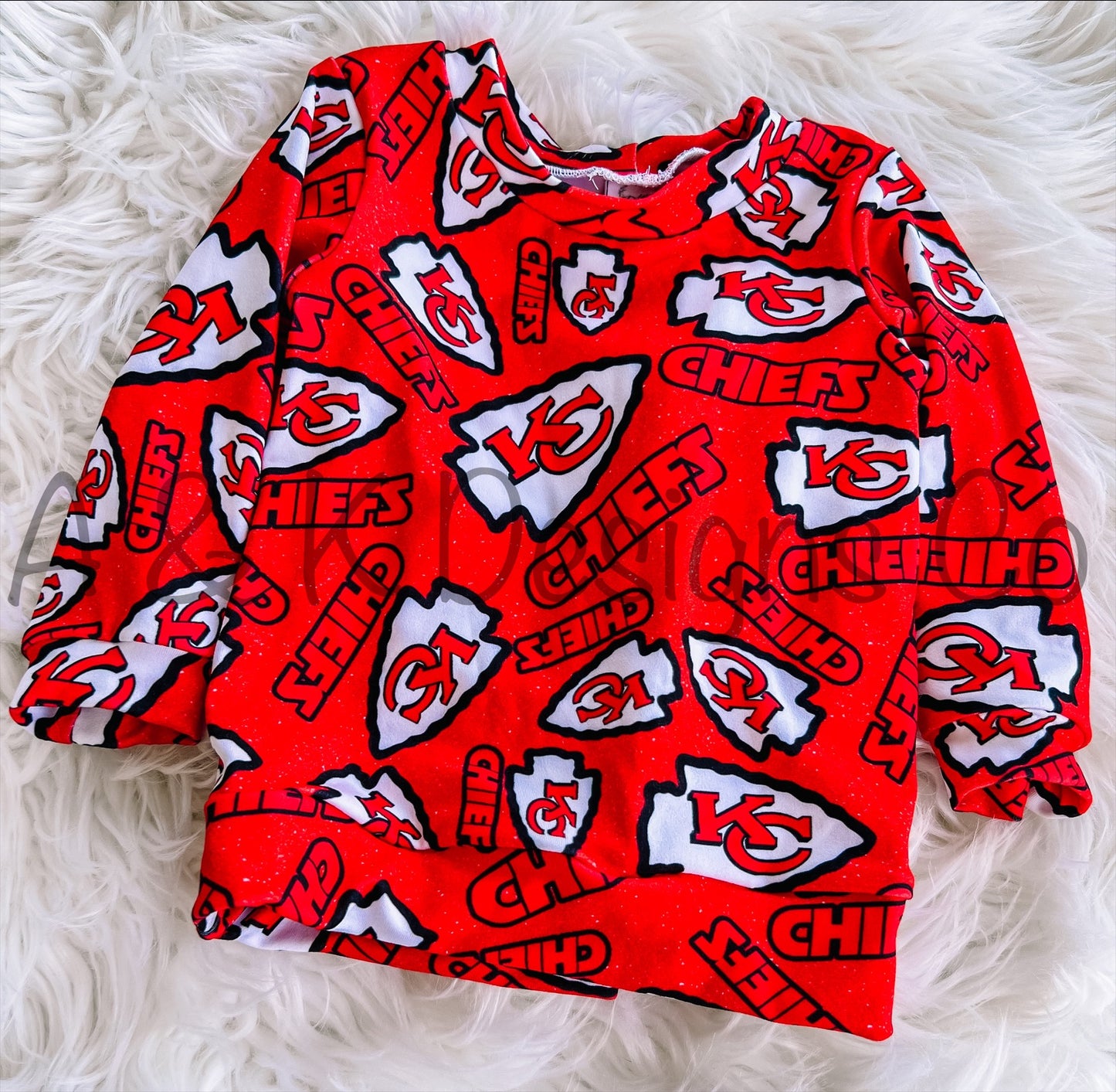 Red Glitter Arrowheads